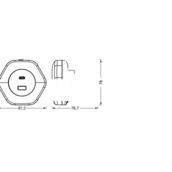 Luminaires Ledvance Lunetta Lampe à prise électrique LED Blanc, 1 lumière, Détecteur de mouvement* Éclairage Led