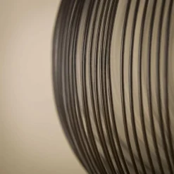 hofstein lustre Agueda Brun foncé, Nickel mat, Noir, 1 lumière* Suspensions