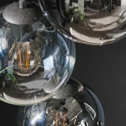 hofstein lustre Bicolore Anthracite, 5 lumières