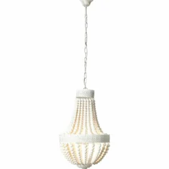 Lampes En Bois-Luminaires Brilliant Lustre Brilliant Liba Blanc, 3 lumières