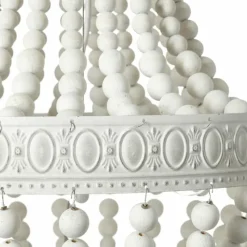 Lampes En Bois-Luminaires Brilliant Lustre Brilliant Liba Blanc, 3 lumières