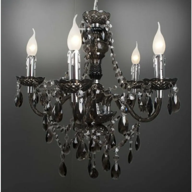 Luminaires Reality Lustre Delhi Noir, 5 lumières* Lustres