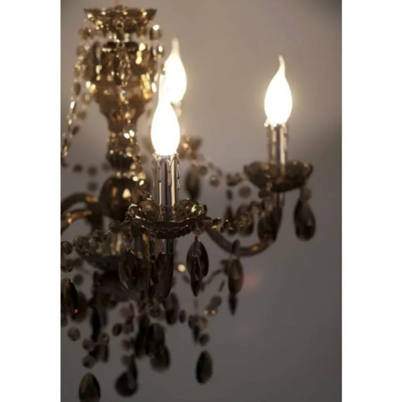 Luminaires Reality Lustre Delhi Noir, 5 lumières* Lustres