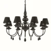 Lampes En Tissu-Luminaires Ideallux Lustre Ideal Lux BLANCHE Noir, 8 lumières