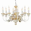 Lampes Vintages & Rétros-Luminaires Ideallux Lustre Ideal Lux FIRENZE Blanc, 8 lumières
