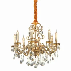 Luminaires Ideallux Lustre Ideal Lux GIOCONDA Transparent, 8 lumières