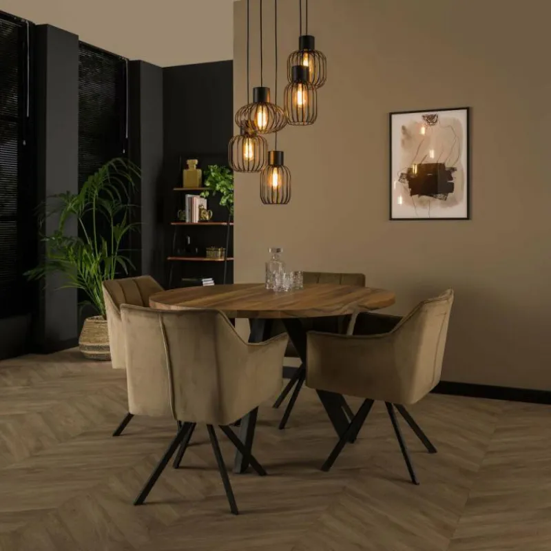 hofstein lustre Lalora Anthracite, 5 lumières* Suspensions