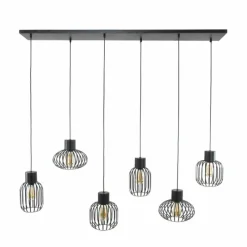 hofstein lustre Lalora Anthracite, 6 lumières* Suspensions