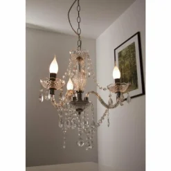 Luminaires Reality Lustre Reality Chrome, 3 lumières* Lustres