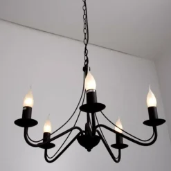 Luminaires Rustiques-Luminaires Reality Lustre Reality Rouille, 5 lumières