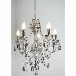 Luminaires Antiques-Luminaires Reality Lustre Reality Transparent, 5 lumières