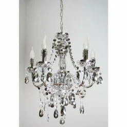 Luminaires Antiques-Luminaires Reality Lustre Reality Transparent, 5 lumières