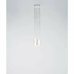 Luminaires Serien Lighting Lustre Serien Lighting ZOOM LED Acier inoxydable, 1 lumière* Lustres