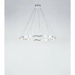 Luminaires Serien Lighting Lustre Serien Lighting ZOOM LED Acier inoxydable, 1 lumière* Lustres