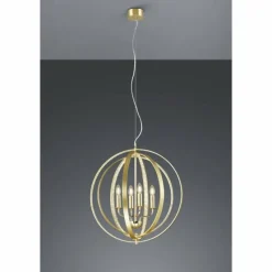 Lampe Turque-Luminaires Trio Lustre Trio CANDELA Laiton, 4 lumières