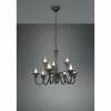 Luminaires Trio Lustre Trio Elsa Anthracite, 9 lumières* Lustres
