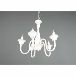 Luminaires Trio Lustre Trio Elsa Blanc, 5 lumières* Lustres
