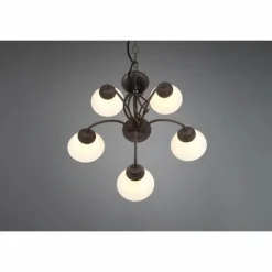 Luminaires Trio Lustre Trio-Leuchten Rustica Rouille, 5 lumières