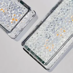 hofstein Madel Plafonnier, Spot de plafond Chrome, Nickel mat, 4 lumières* Spots Et Projecteurs