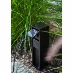 Luminaires Lutec Mains Prises électriques d'extérieur Noir