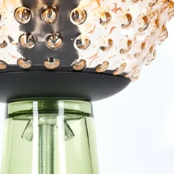 hofstein Maiorca Lampe à poser Vert, Noir, 1 lumière