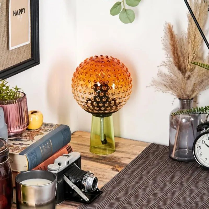 hofstein Maiorca Lampe à poser Vert, Noir, 1 lumière