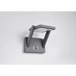 Luminaires Trio Malawi Applique murale LED Anthracite, 1 lumière, Détecteur de mouvement