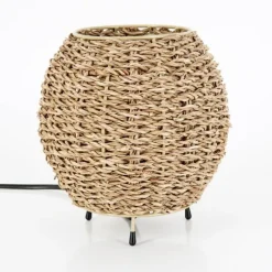 Style Boho-Chic-hofstein Malpica Lampe à poser Beige, 1 lumière