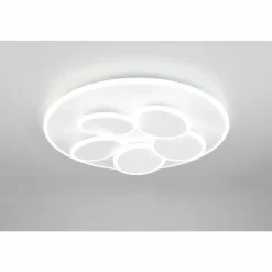 Luminaires Trio Mandala Plafonnier LED Blanc, 1 lumière, Télécommandes* Éclairage Led