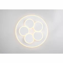Luminaires Trio Mandala Plafonnier LED Blanc, 1 lumière, Télécommandes* Éclairage Led