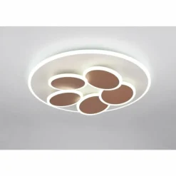 Luminaires Trio Mandala Plafonnier LED Gris, 1 lumière, Télécommandes* Éclairage Led