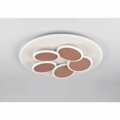 Luminaires Trio Mandala Plafonnier LED Gris, 1 lumière, Télécommandes* Éclairage Led