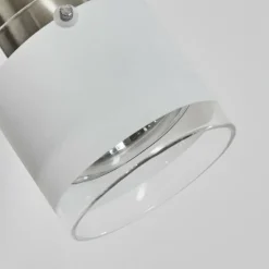 hofstein Maren Applique murale, Spot mural LED Chrome, Nickel mat, 1 lumière