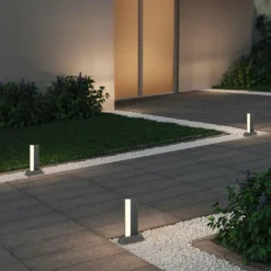 Luminaires Trio MARIZA Lampadaire d'extérieur LED Anthracite, 1 lumière