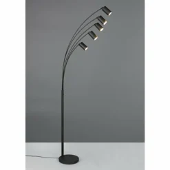 Luminaires Trio Marley Lampadaire Noir, 5 lumières* Lampadaires Et Lampes Sur Pied