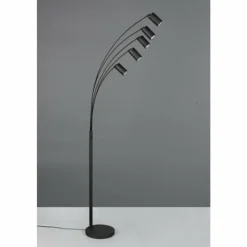 Luminaires Trio Marley Lampadaire Noir, 5 lumières* Lampadaires Et Lampes Sur Pied