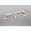 Luminaires Trio Marley Spot de plafond Brun, 3 lumières* Spots Et Projecteurs
