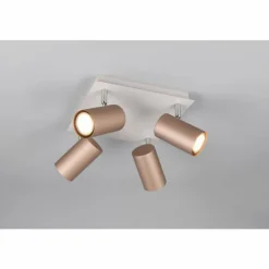 Luminaires Trio Marley Spot de plafond Brun, 4 lumières* Spots Et Projecteurs
