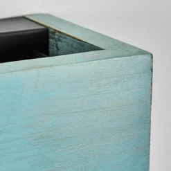 Lampes En Bois-hofstein Marmorera Applique murale, Spot mural Noir, Turquoise, 1 lumière