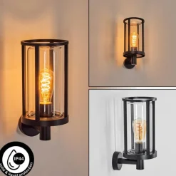 hofstein Martinha Lampe murale d´extérieur Noir, 1 lumière