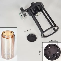 hofstein Martinha Lampe murale d´extérieur Noir, 1 lumière