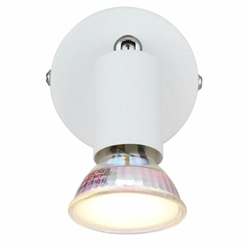 Luminaires Globo Lighting Matrix Plafonnier, Spot de plafond, Applique murale, Spot mural Chrome, Blanc, 1 lumière* Spots Et Projecteurs