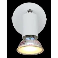 Luminaires Globo Lighting Matrix Plafonnier, Spot de plafond, Applique murale, Spot mural Chrome, Blanc, 1 lumière* Spots Et Projecteurs