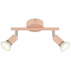 Luminaires Globo Lighting Matrix Plafonnier, Spot de plafond, Applique murale, Spot mural Rose, 2 lumières* Spots Et Projecteurs