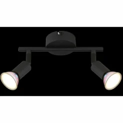 Luminaires Globo Lighting Matrix Plafonnier, Spot de plafond, Applique murale, Spot mural Noir, 2 lumières* Spots Et Projecteurs