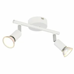 Luminaires Globo Lighting Matrix Plafonnier, Spot de plafond, Applique murale, Spot mural Blanc, 2 lumières* Spots Et Projecteurs