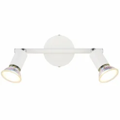 Luminaires Globo Lighting Matrix Plafonnier, Spot de plafond, Applique murale, Spot mural Blanc, 2 lumières* Spots Et Projecteurs