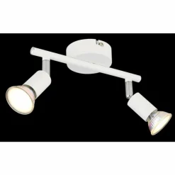 Luminaires Globo Lighting Matrix Plafonnier, Spot de plafond, Applique murale, Spot mural Blanc, 2 lumières* Spots Et Projecteurs