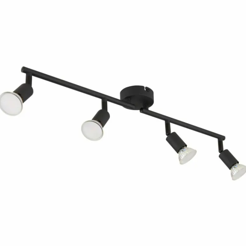 Luminaires Globo Lighting Matrix Plafonnier, Spot de plafond, Applique murale, Spot mural Noir, 4 lumières* Spots Et Projecteurs