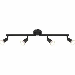 Luminaires Globo Lighting Matrix Plafonnier, Spot de plafond, Applique murale, Spot mural Noir, 4 lumières* Spots Et Projecteurs